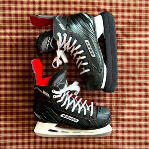 Bauer Black and White Men's Hockey Skates